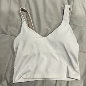 Lululemon white aligned tank